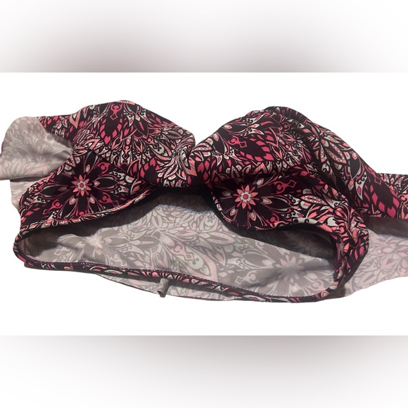 new rue bleu by rue21 push-up bikini top with cheeky ruched bikini bottoms - Picture 4 of 8